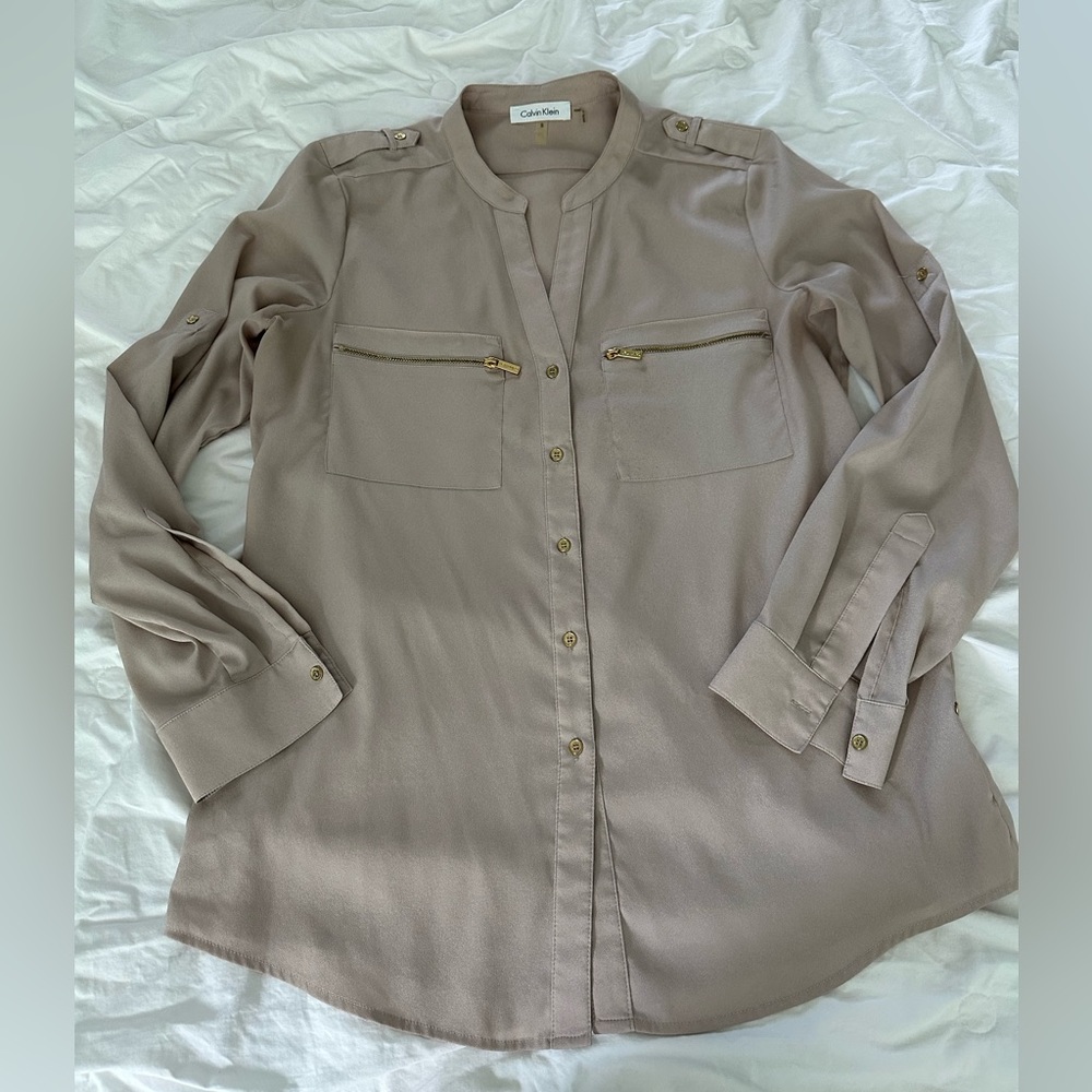 Champagne Calvin Klein Top